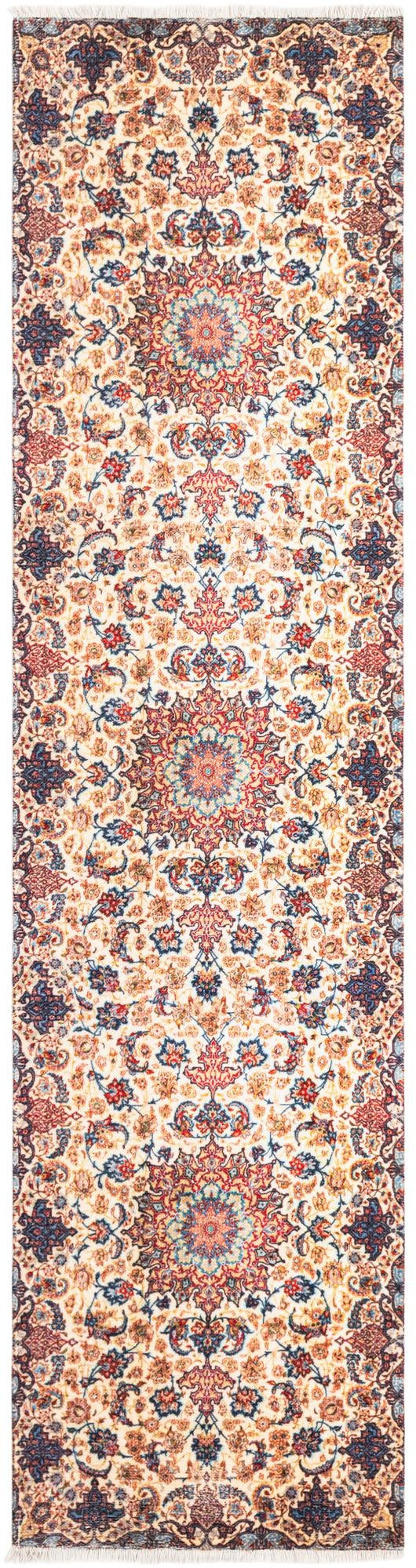 2' x 8' Judith · Border rug, beige