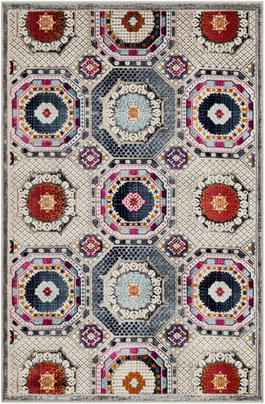 3' 7 x 5' 3 Haslam · Border rug, multi