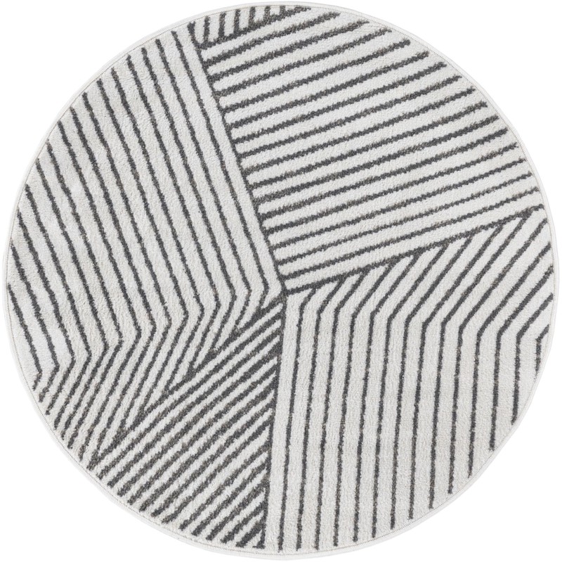Shafter · Geometric rug, ivory