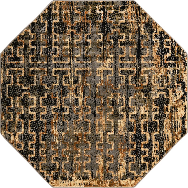 Phoebe · Abstract rug, blue