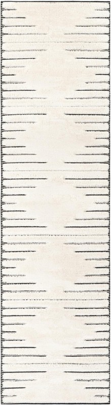 2' 7 x 10' Hibbert · Lines rug, ivory white