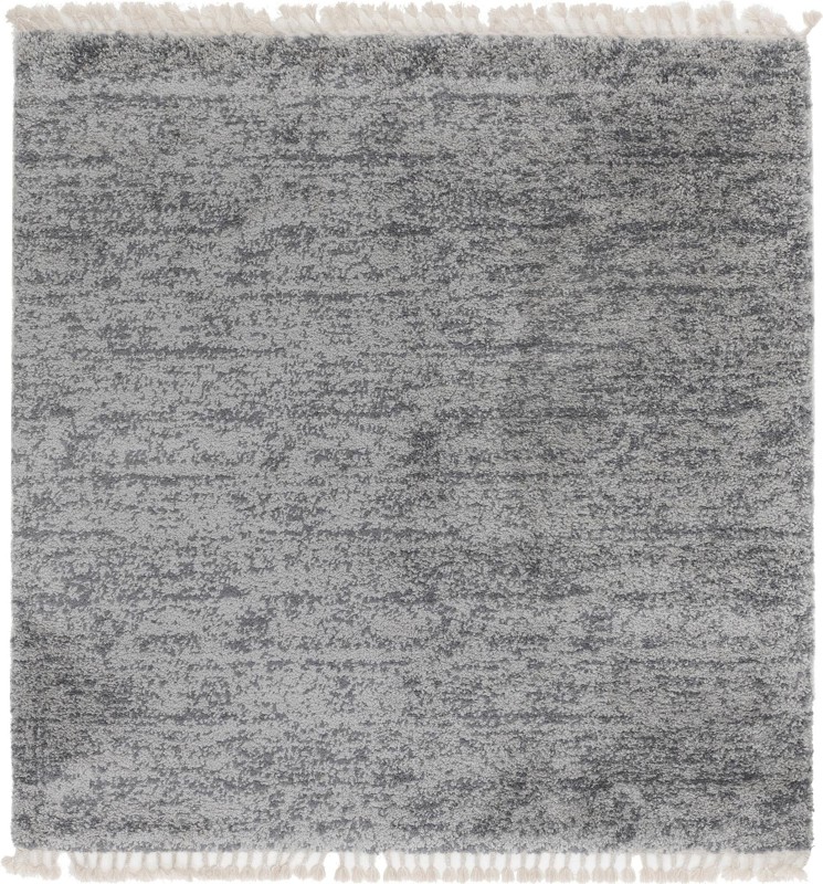 8' x 8' Shapley · Abstract Shag Rug, gray