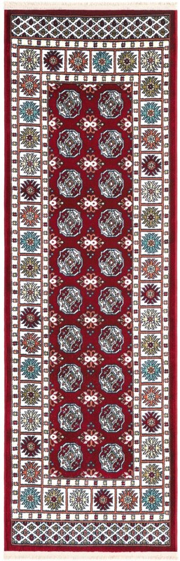 Crestwood · Border rug, burgundy red