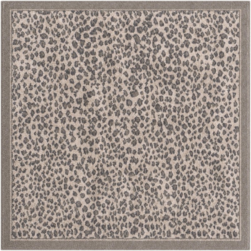 Butte · Animal print rug, gray
