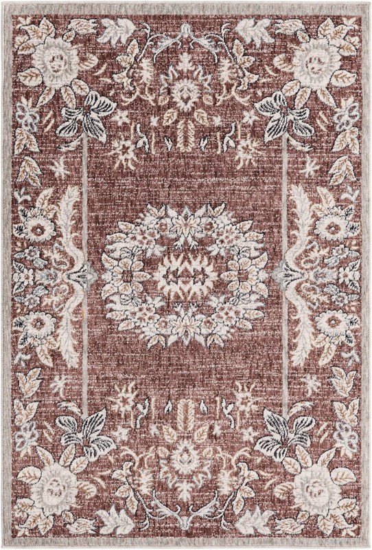 Sanborn · Border rug, dusty rose