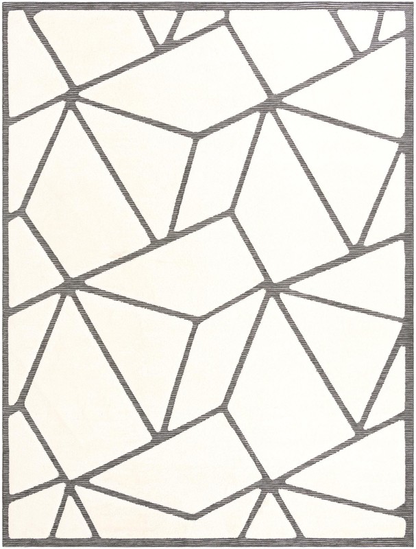 10' x 13' Sutter · Geometric rug, ivory white