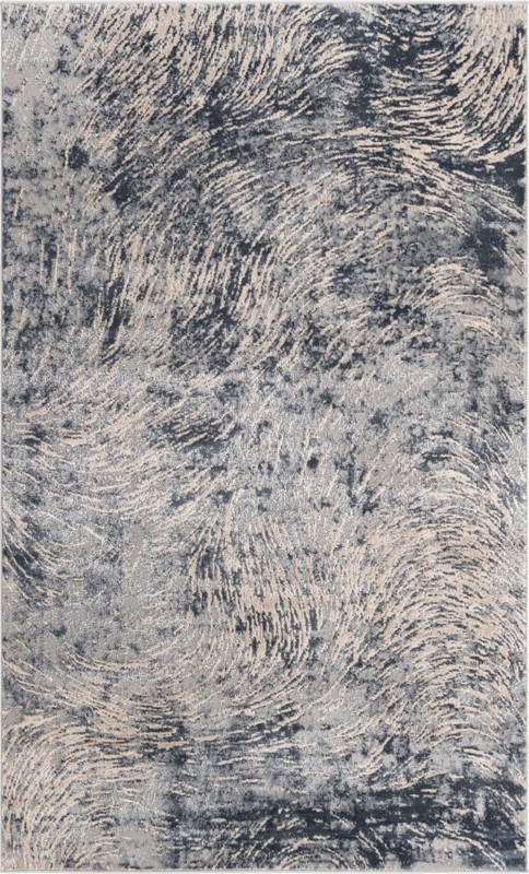 5' x 8' Redlands · Abstract rug, grey
