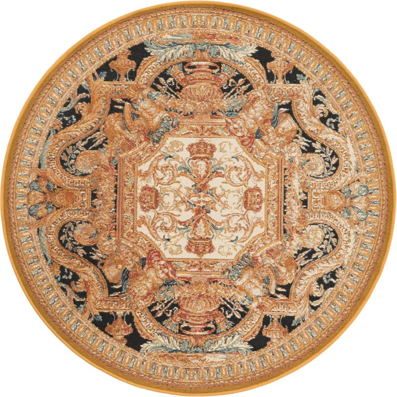 4' x 4' Lomax · Border Outdoor Rug