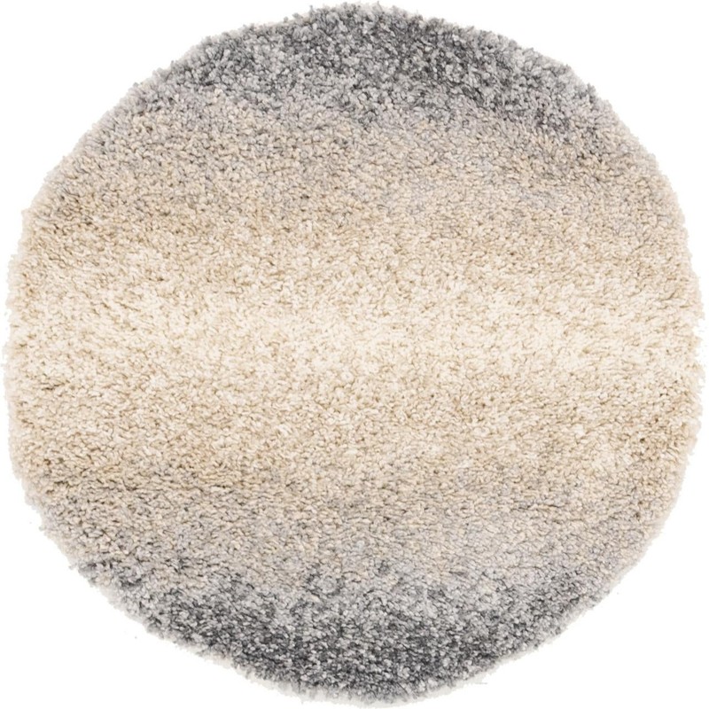 3' 3 x 3' 3 Kyle · Gradient Shag Rug, gray