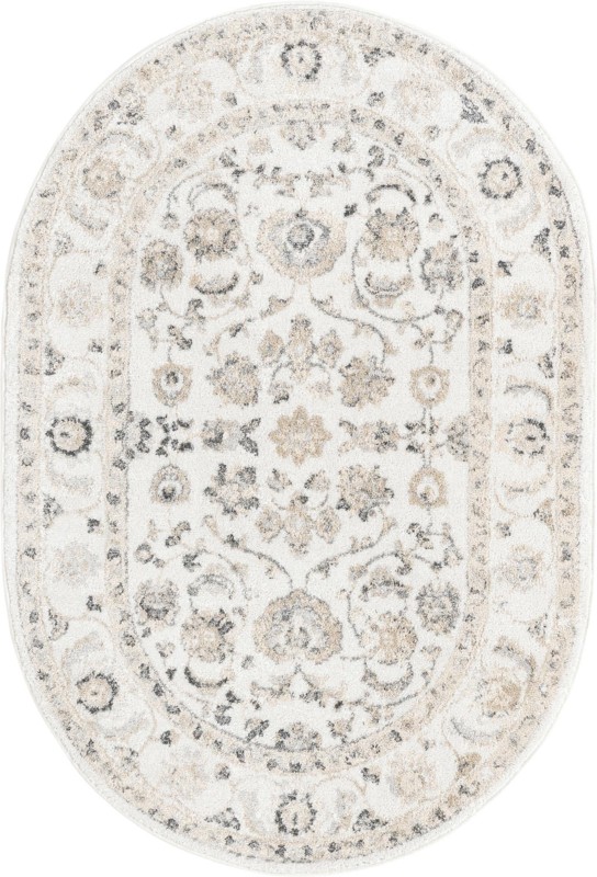 Aspen · Border rug, ivory