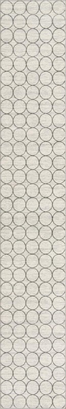 2' 7 x 16' 5 Corvallis · Geometric rug, white