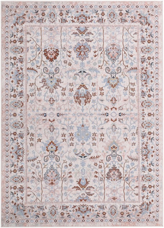 7' 10 x 11' Sandys · Border Washable Rug, ivory