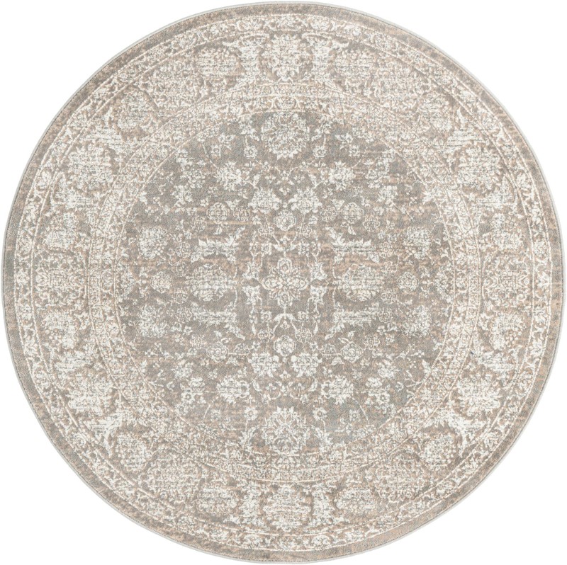 5' 3 x 5' 3 Marigold · Border rug