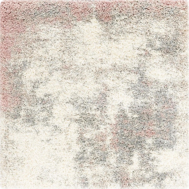 Cheswick · Abstract Shag Rug, pink