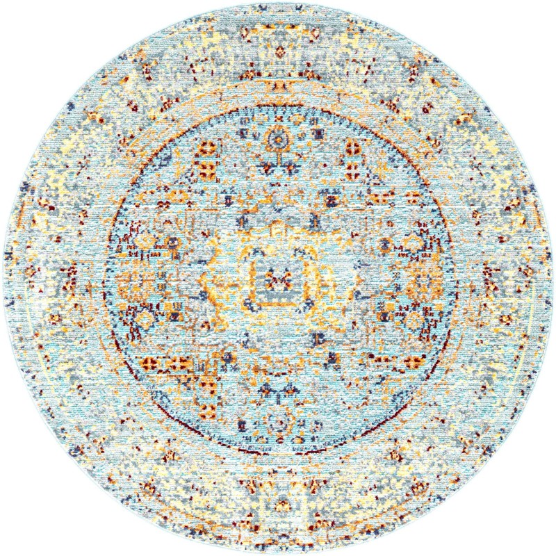 4' x 4' Reece · Border rug