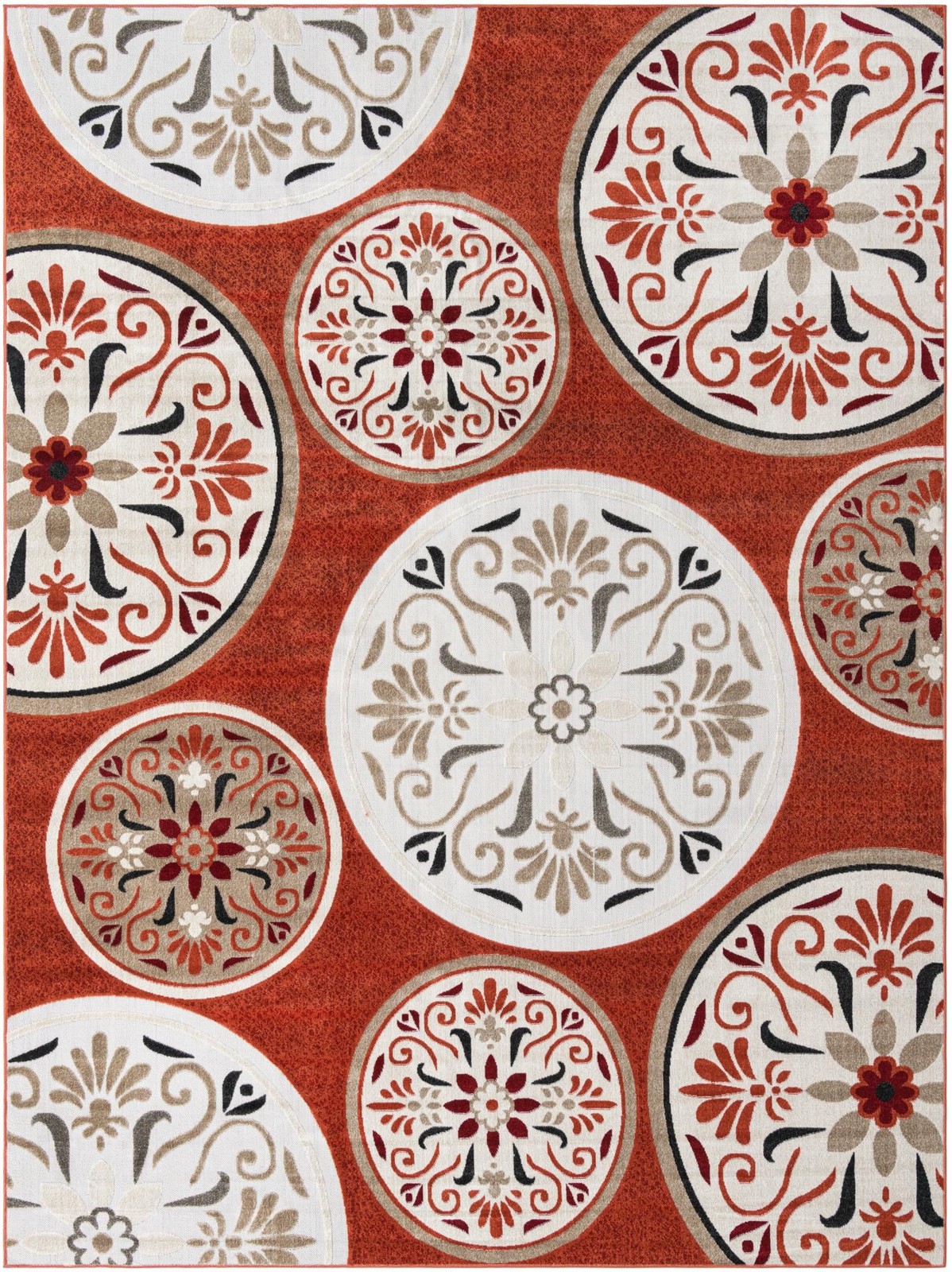 10' x 13' 1 Racine · Floral / botanical Outdoor Rug