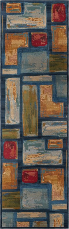 2' 7 x 10' Lomax · Abstract Outdoor Rug