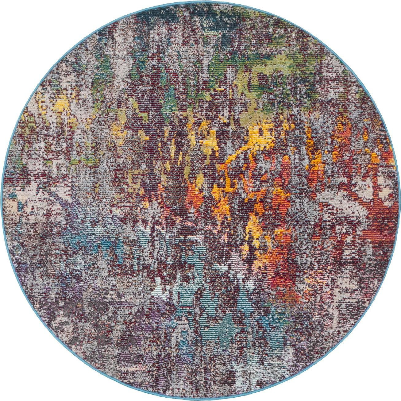 4' x 4' Turnstone · Abstract rug