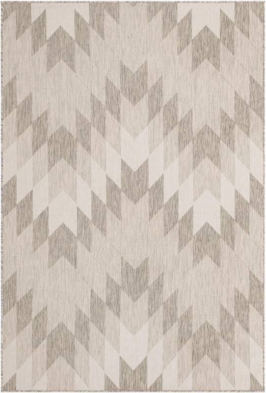 Morrell · Chevron Outdoor Rug, gray