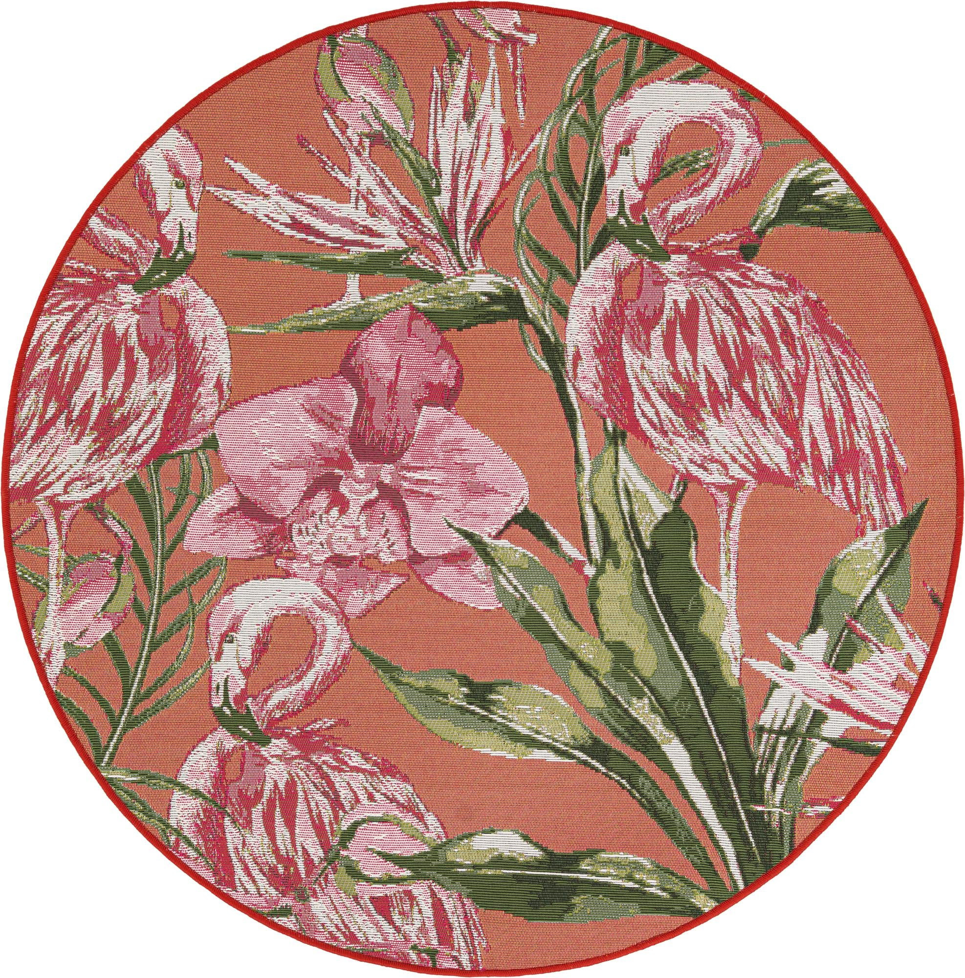 4' x 4' Highland · Border Outdoor Rug