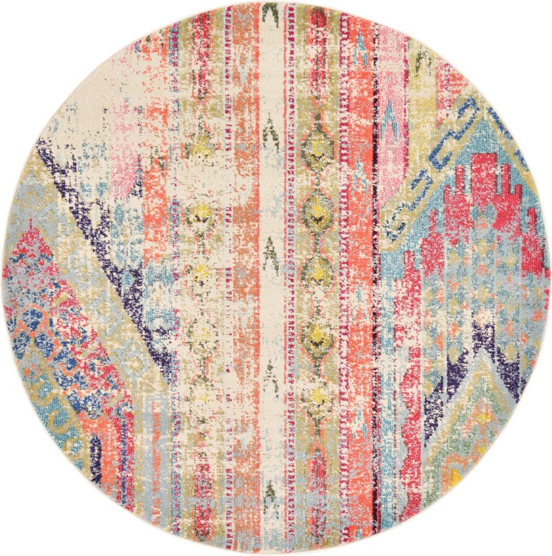 6' x 6' Augustin · Abstract Washable Rug