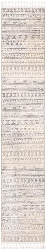 2' 7 x 13' Nightingale · Geometric rug, sandy beige