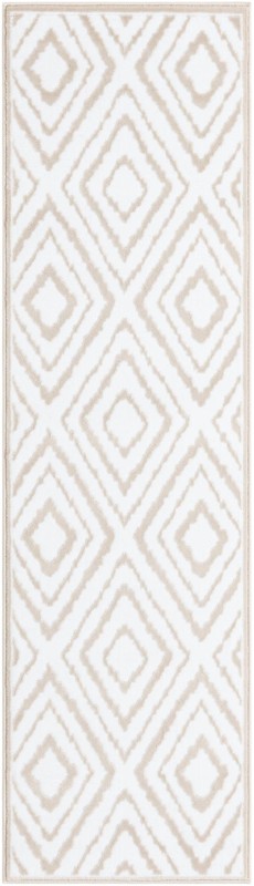 2' x 7' Brattleboro · Diamond rug, snow white