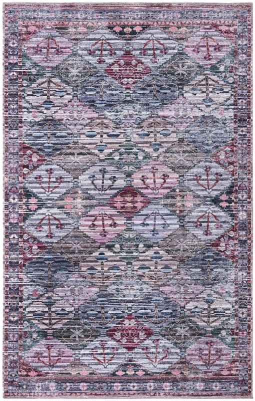 Radley · Geometric diamond Washable Rug, multi