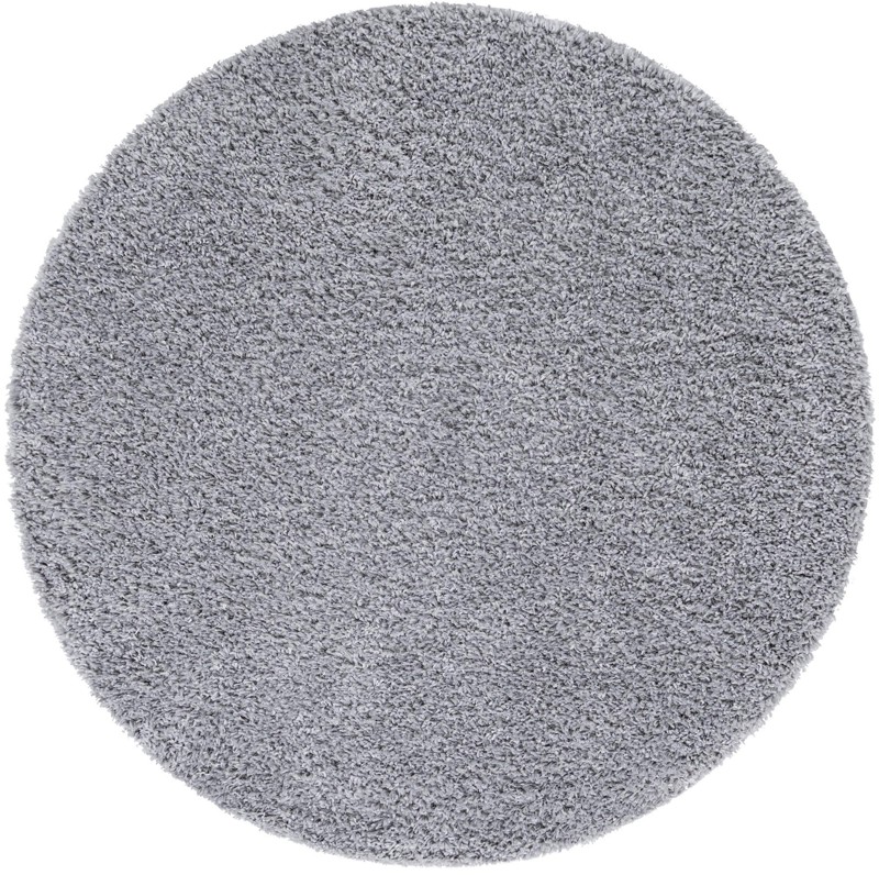 2' x 2' Dunham · Solid Shag Rug, lgrey