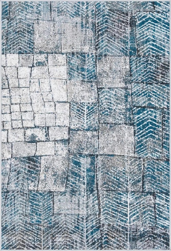 Appleton · Abstract rug, grey
