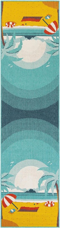 2' 7 x 10' Delaney · Pictoral Outdoor Rug, multi
