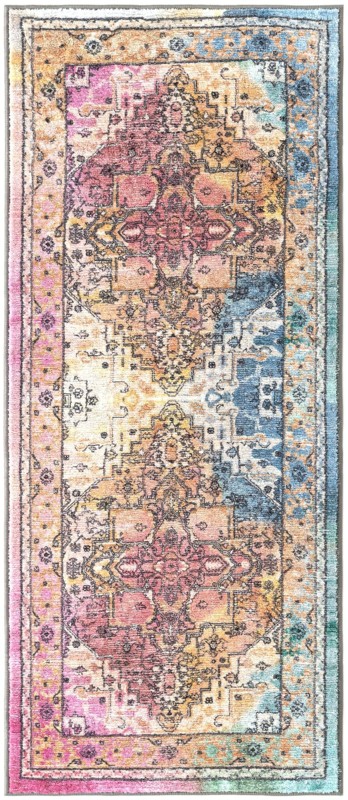 2' 2 x 5' Kinsey · Border rug, multi