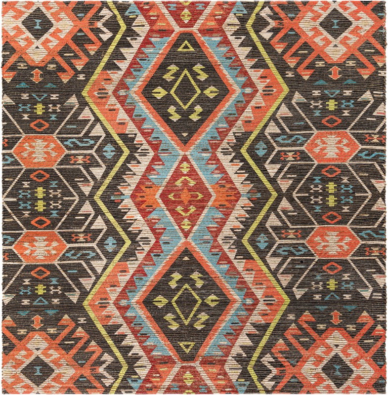 Junie · Geometric diamond rug, multicolor