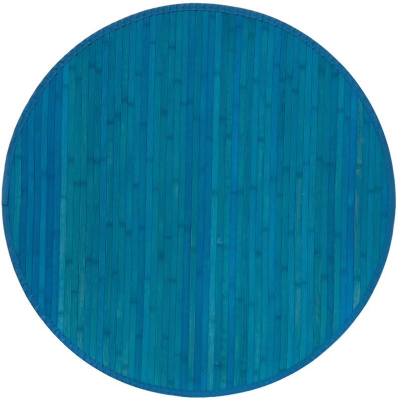 Nora · Border rug, blue