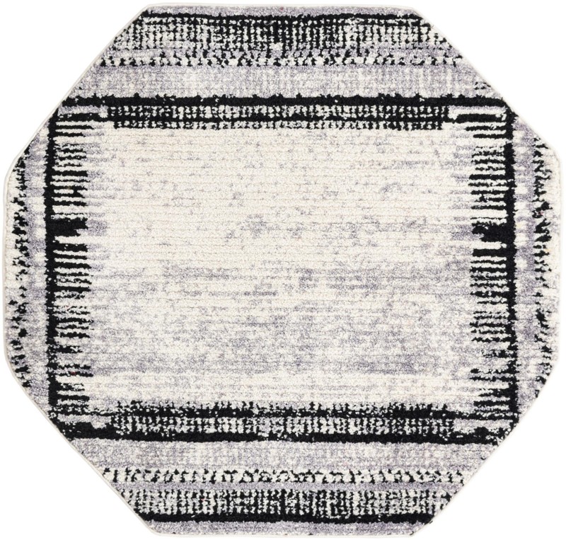 5' 3 x 5' 3 Cardew · Border rug