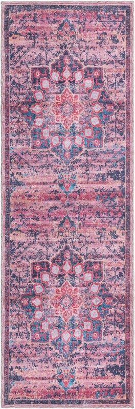 Rideout · Border Washable Rug, brick