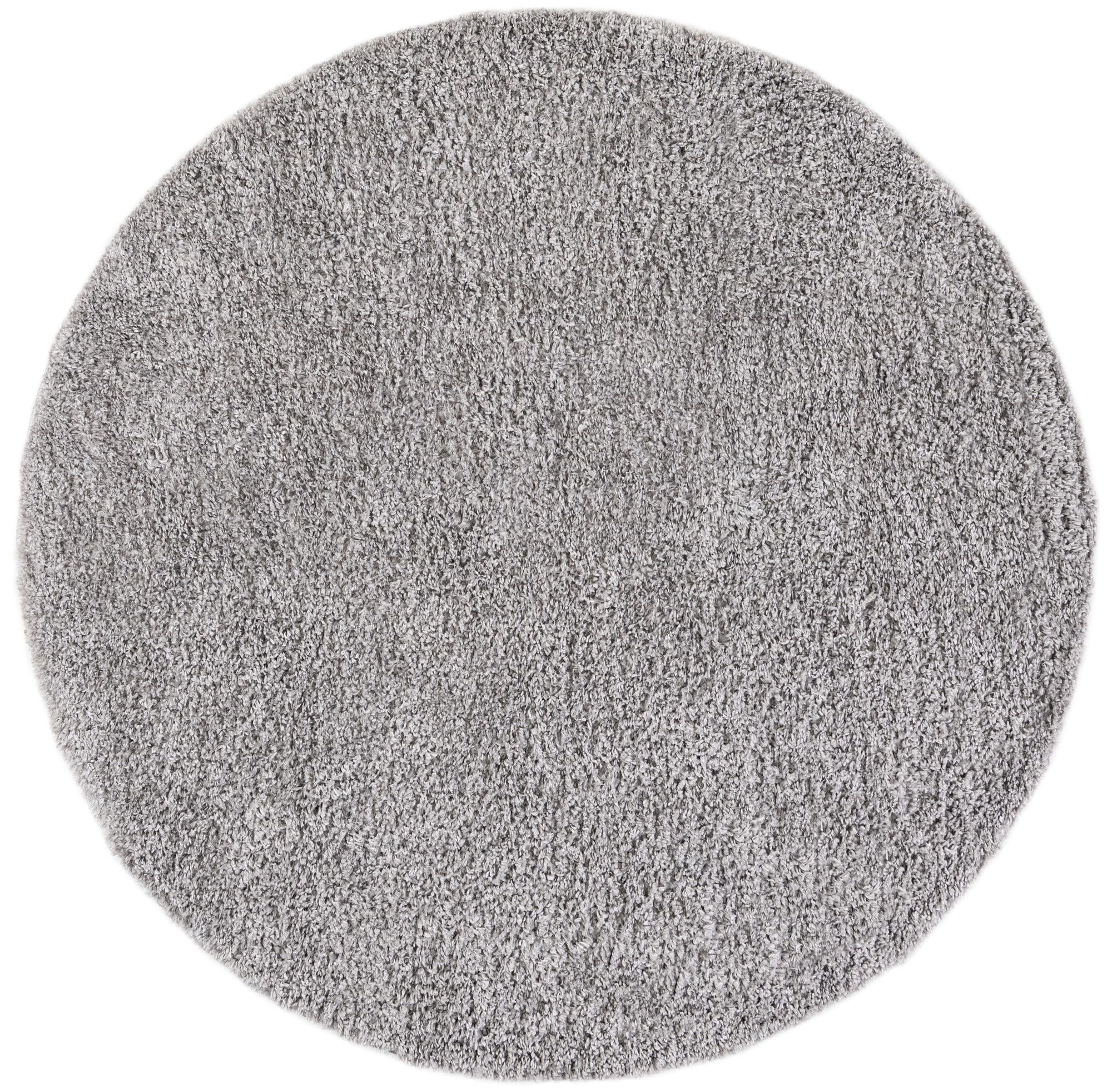 6' 2 x 6' 5 Easton · Solid Shag Rug, lgrey