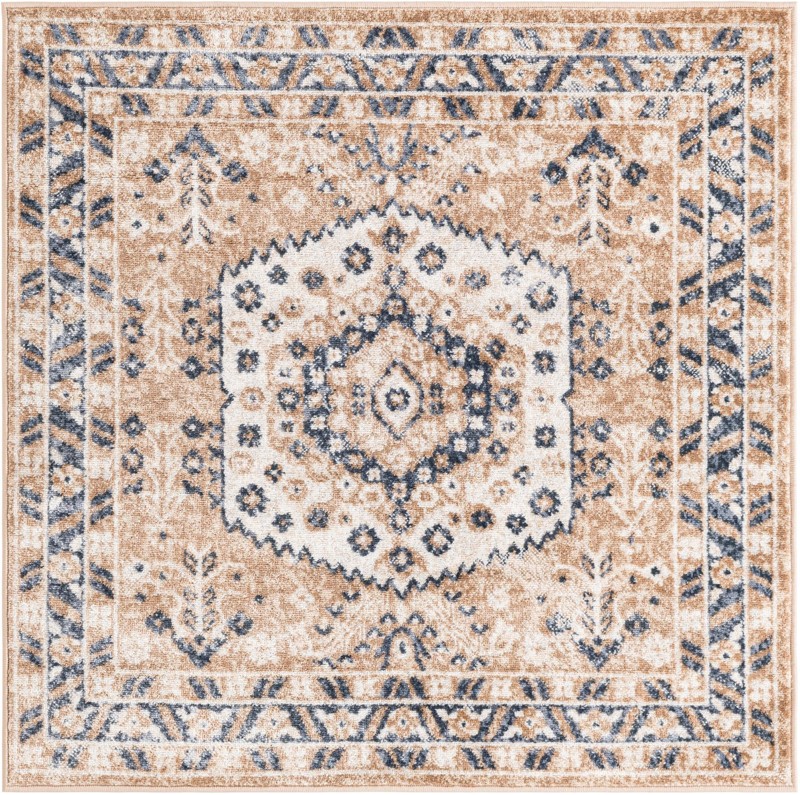 Swallow · Border rug, beige