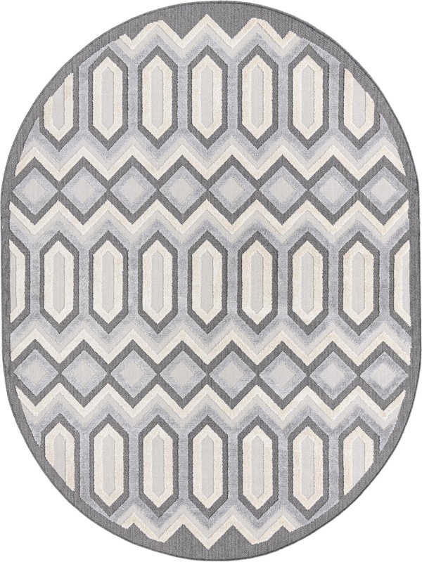 7' 10 x 10' Roddy · Chevron rug, charcoal