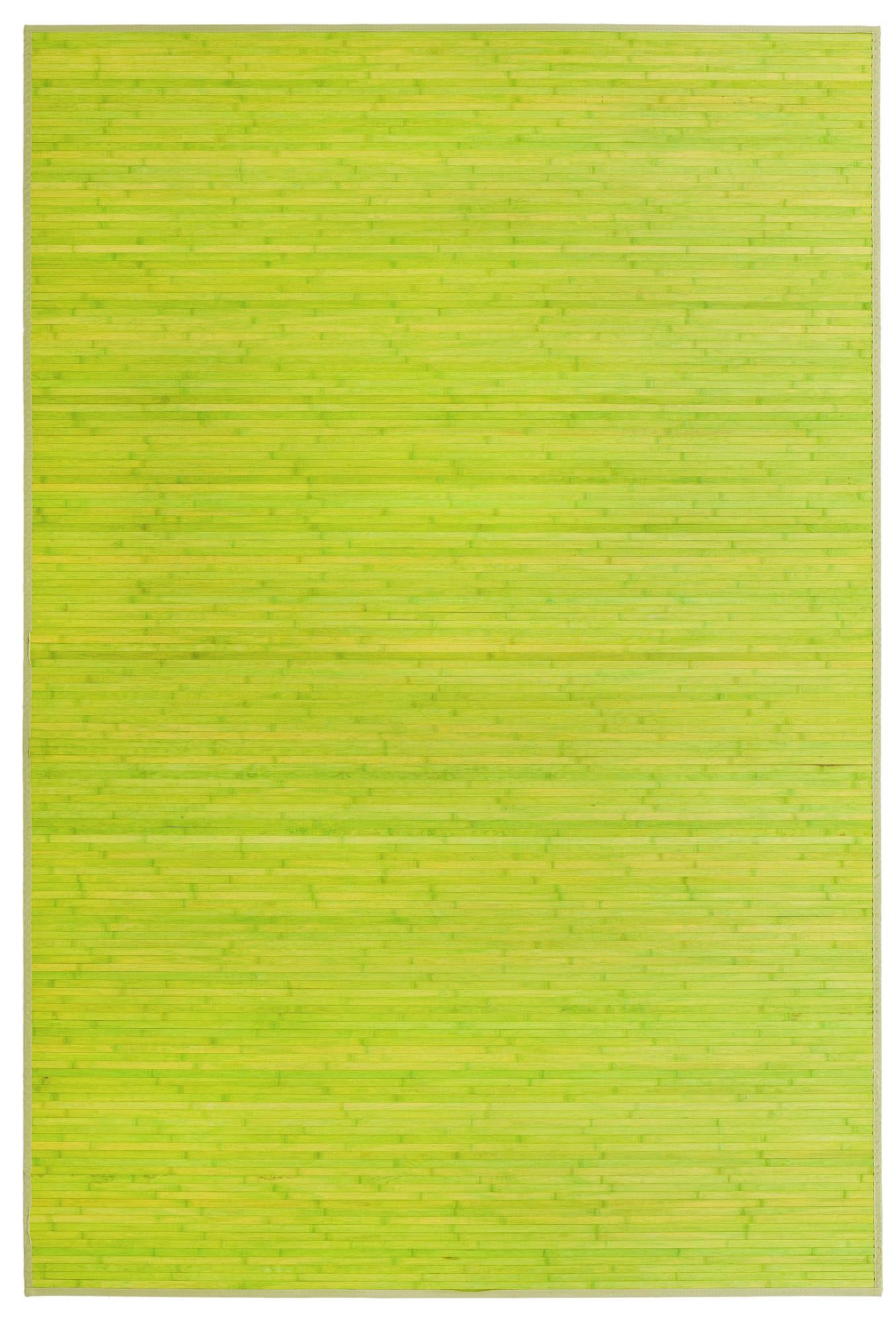 6' x 9' Nora · Striped rug, green