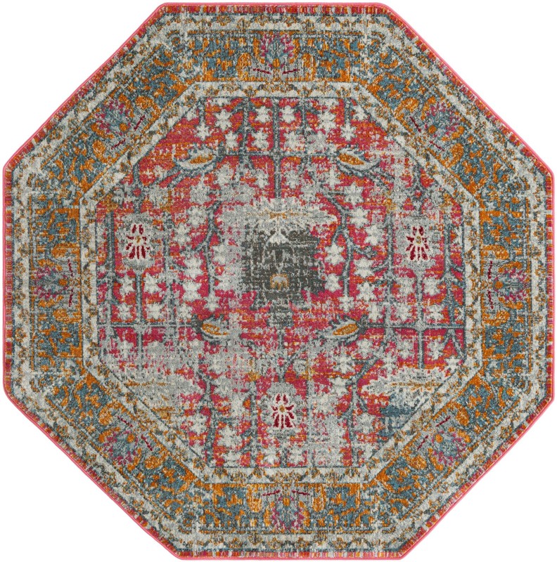 Calm · Border rug, pink