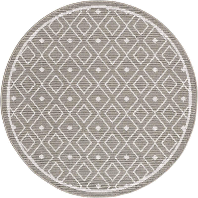 Revell · Diamond Outdoor Rug, gray