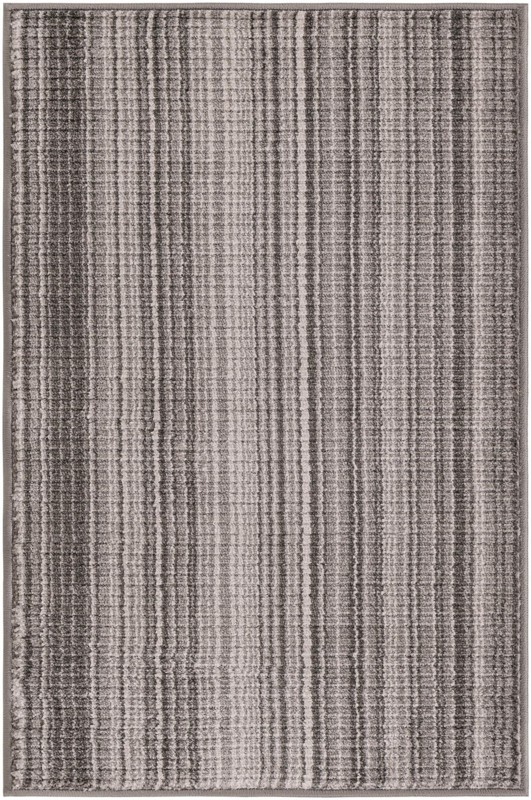 Jagger · Striped rug, gray