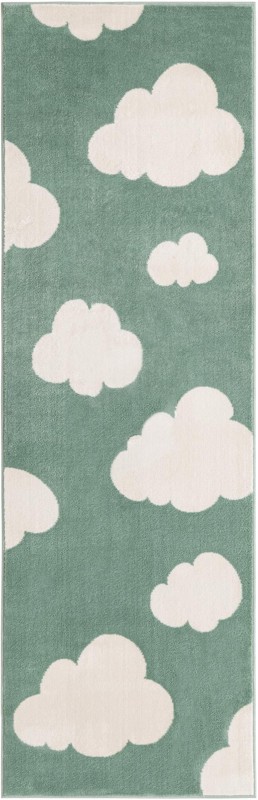 Abbot · Pictoral rug, soft green