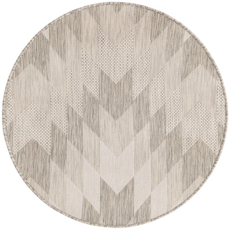 Morrell · Chevron Outdoor Rug, gray