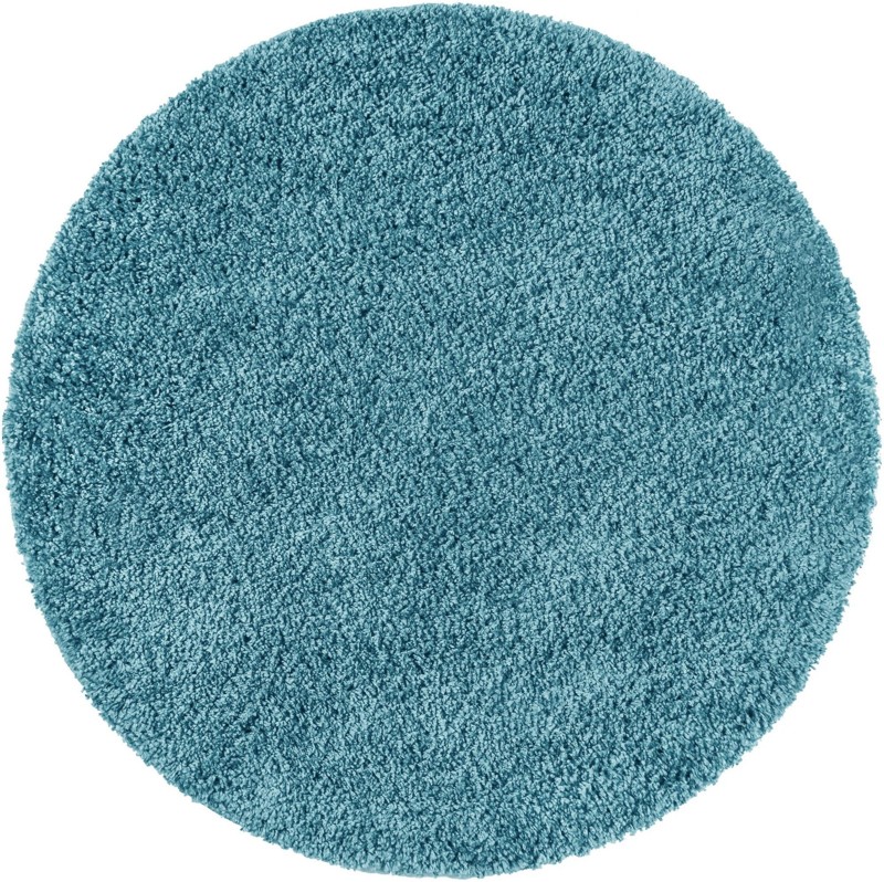 3' 3 x 3' 3 Calvert · Solid Shag Rug, turquoise