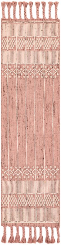 2' 2 x 8' 2 Beaumont · Border Outdoor Rug, soft pink
