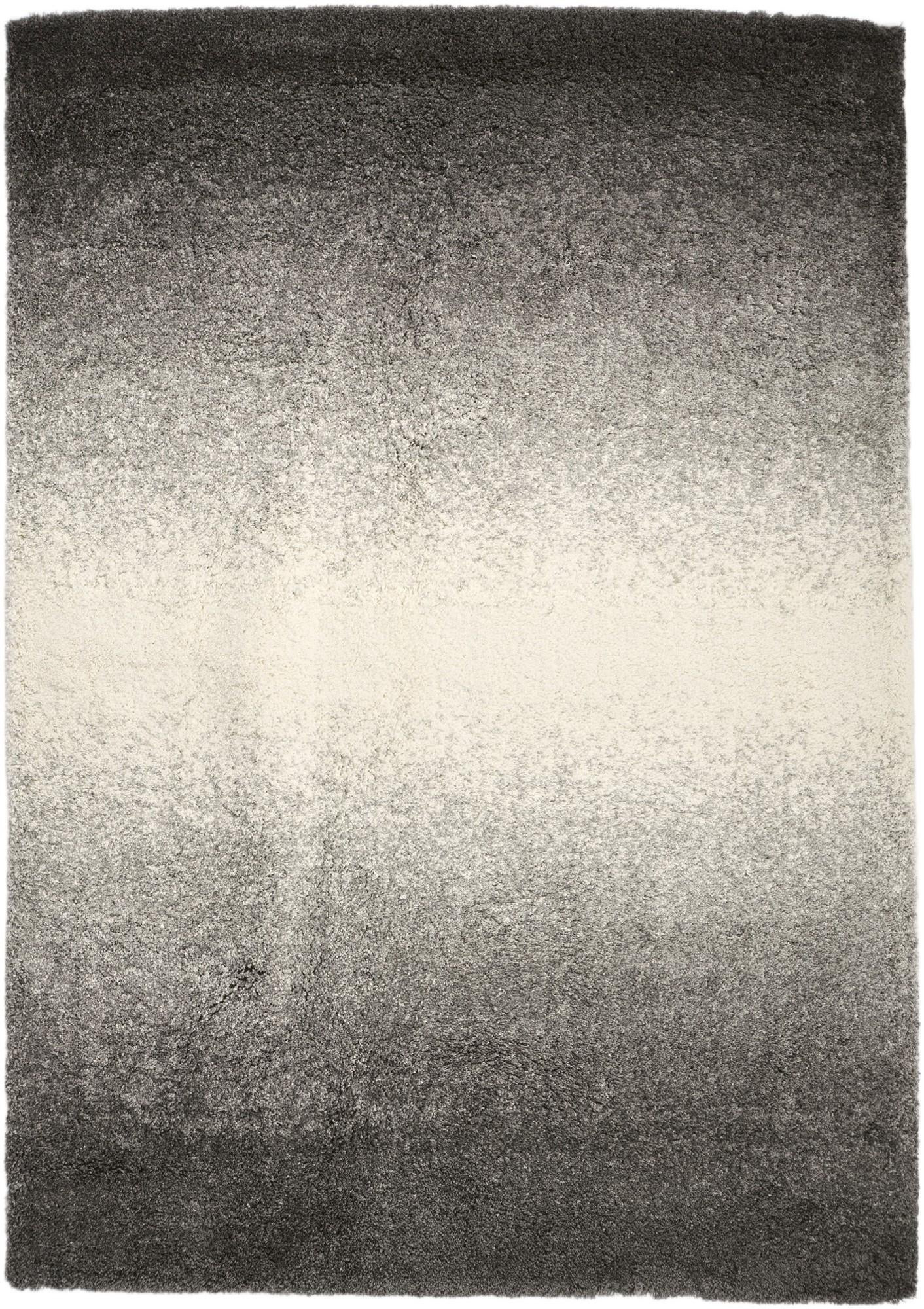 7' x 10' Dwyer · Gradient Shag Rug, charcoal, gray and cream