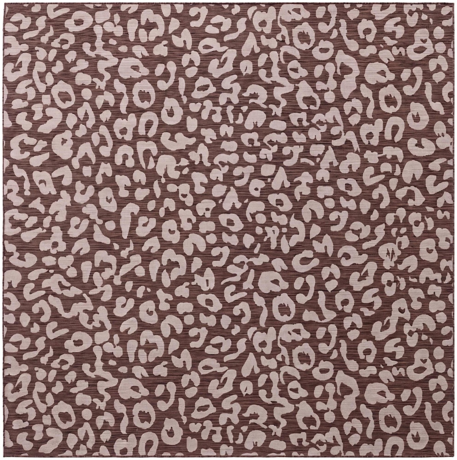 10' x 10' Cardamom · Animal print Outdoor Rug, brown