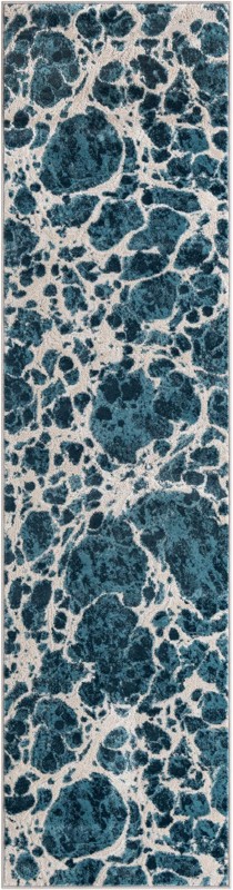 Lionel · Abstract rug, blue